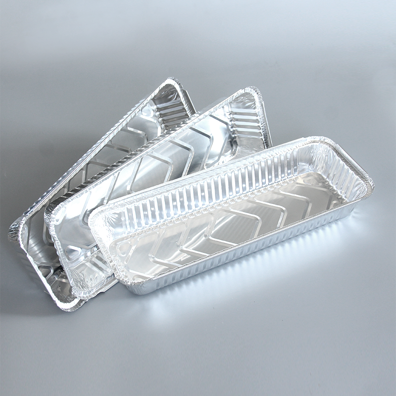 1400 ml langwerpige aluminiumfoliecontainer IK350