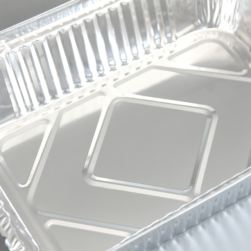 1900 ml langwerpige aluminiumfoliecontainer IK260